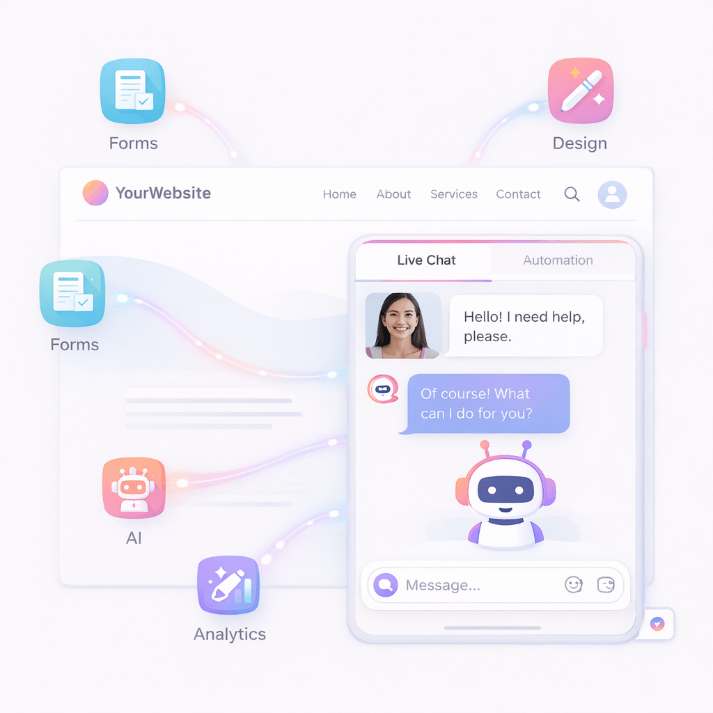 Convert website visitors into customers