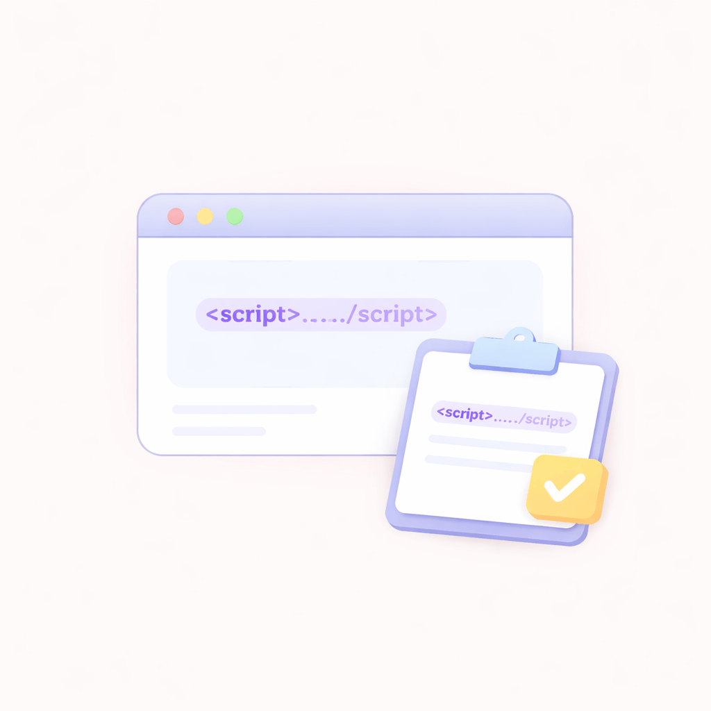 Add the script to your website