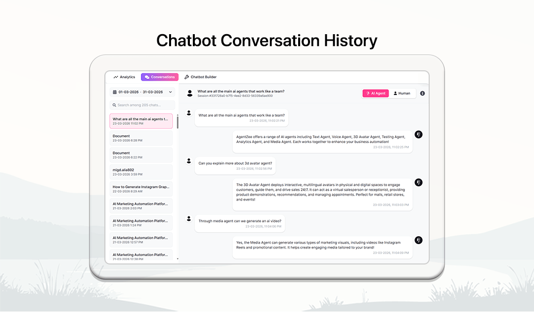 Chatbot conversations