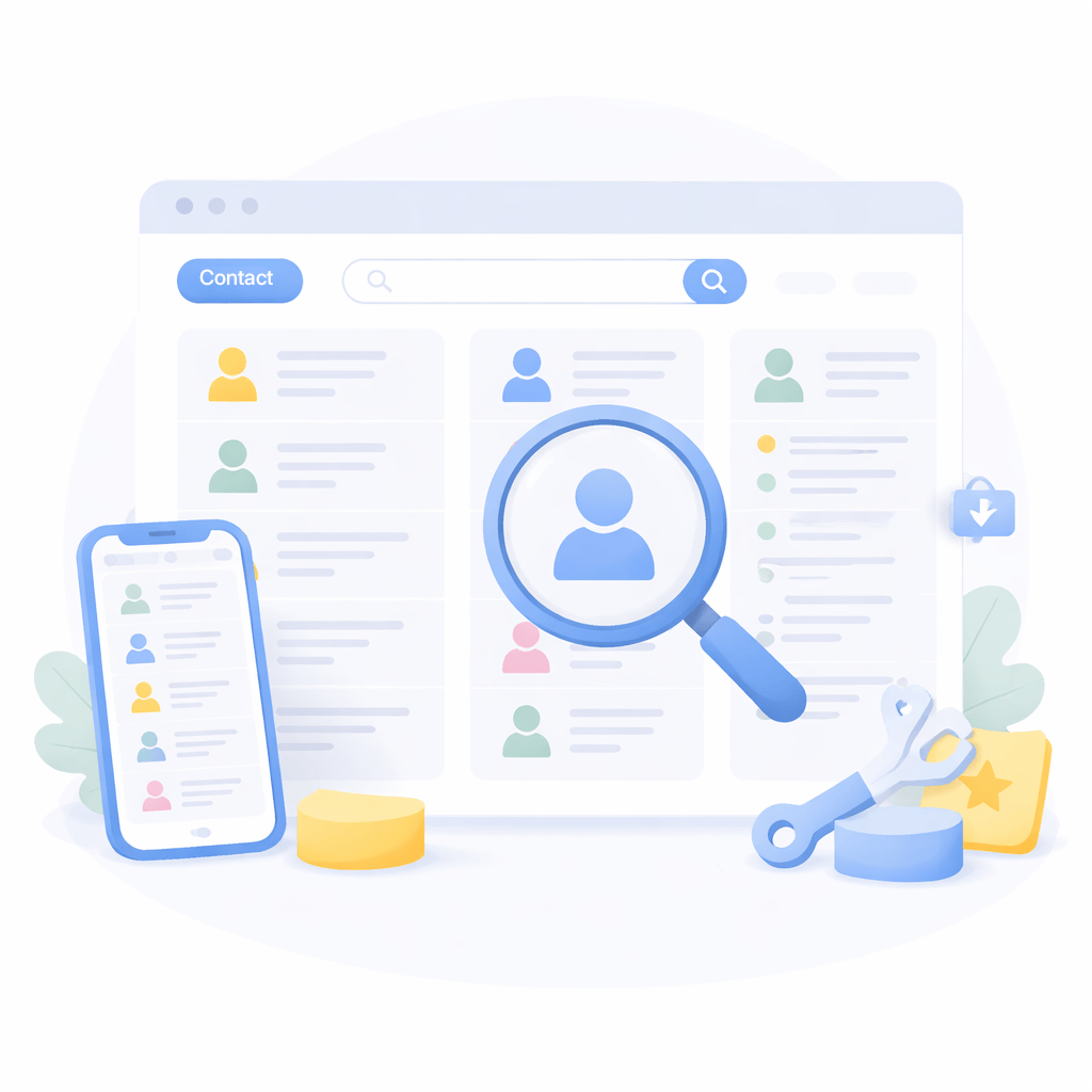 Search and Manage Contacts