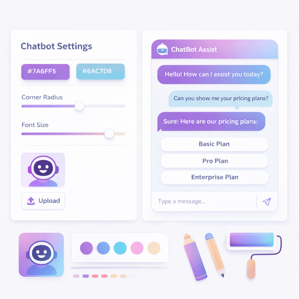 Complete control over your chatbot experience