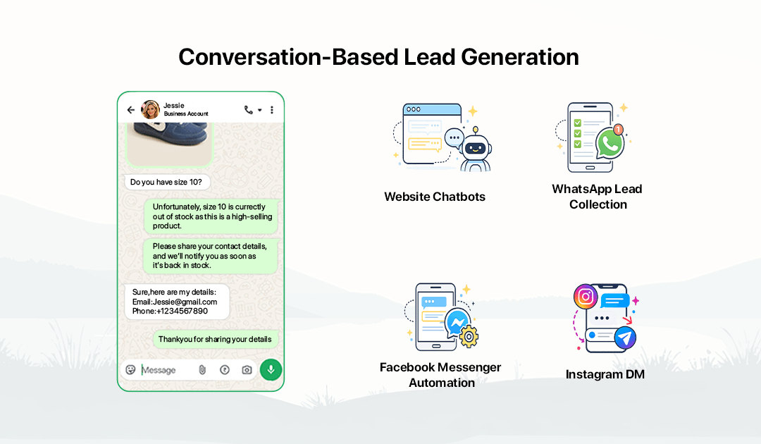 Lead Generation Conversational Lead Capture