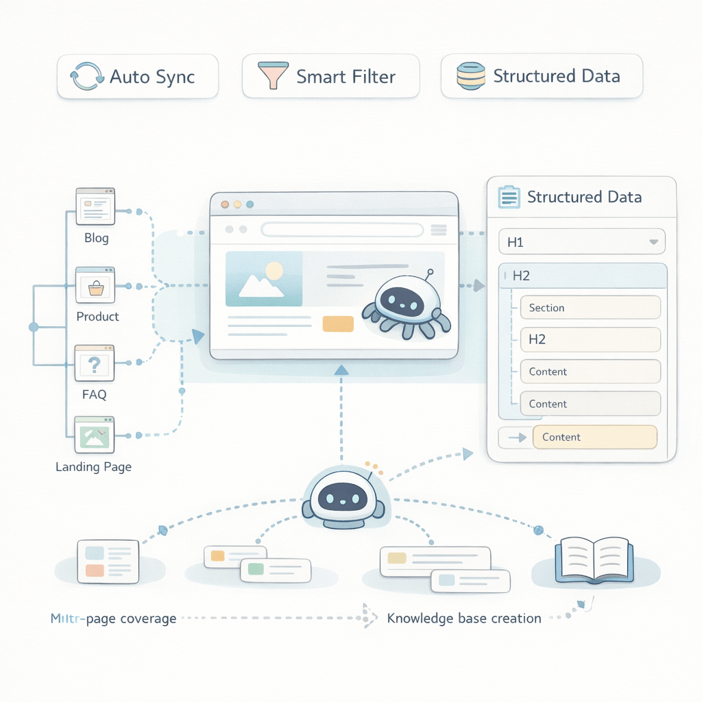 Website Crawling Features